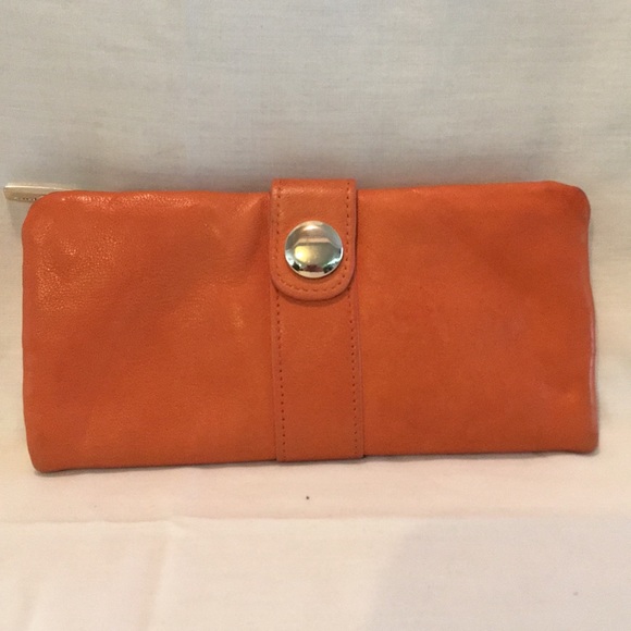 Junior Drake Handbags - Orange Leather Lambskin Junior Drake Wallet clutch